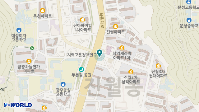 진월재가노인복지센터 위치 지도