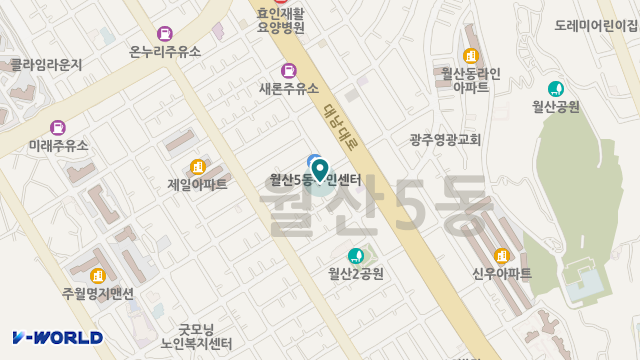 이웃사랑노인복지센터 위치 지도