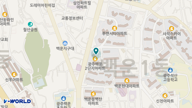 광주광역시 안심돌봄센터 위치 지도