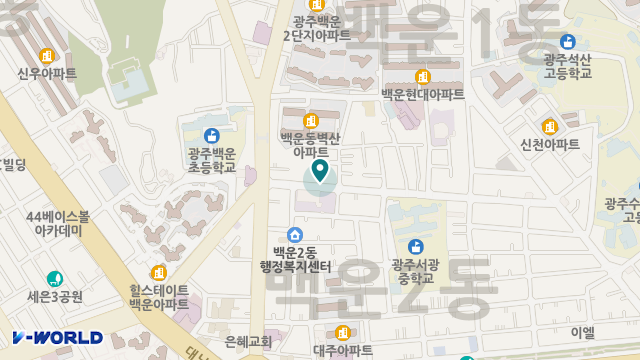 서남노인복지센터 위치 지도