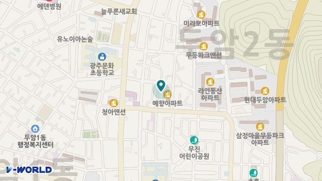 광주노인복지센터 위치 지도