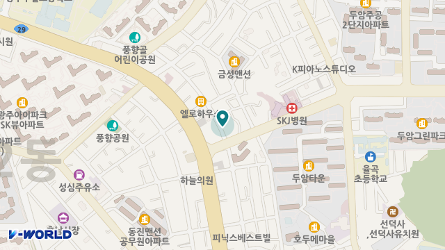 인정노인복지센터 위치 지도