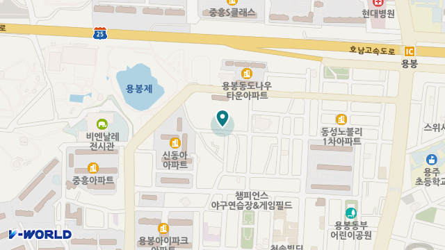 용봉노인복지센터 위치 지도