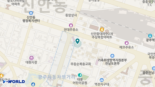 섬기는 재가노인복지센터 위치 지도