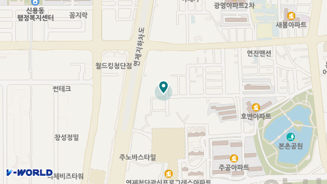 반석실버힐링센터 위치 지도