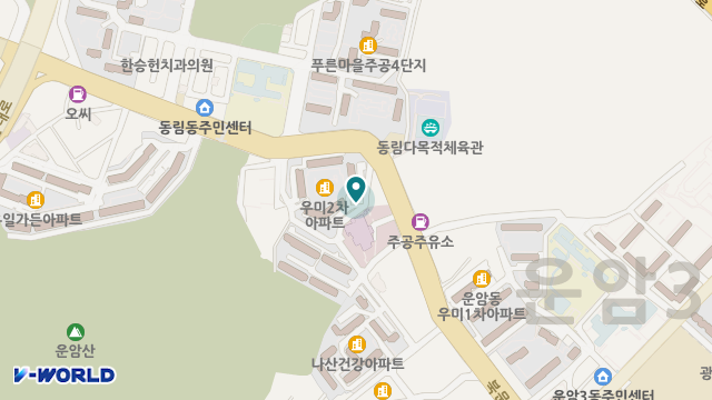 정다운노인복지센터 위치 지도