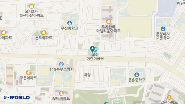 무등실버메디플러스 위치 지도