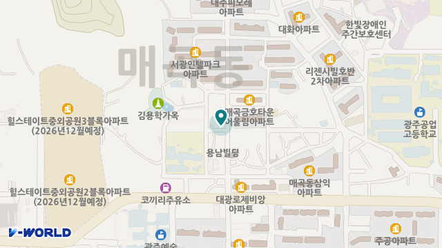 광주행복노인주간보호센터 위치 지도