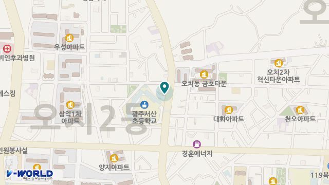 힘찬재가방문센터 위치 지도