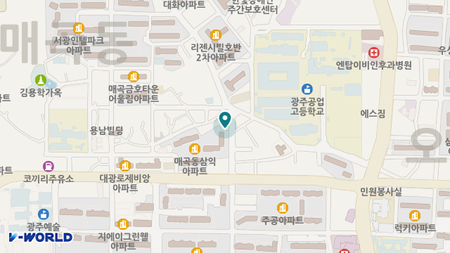 우정재가복지센터 위치 지도