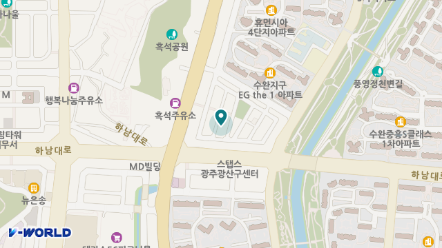 광산재가노인지원서비스센터 위치 지도