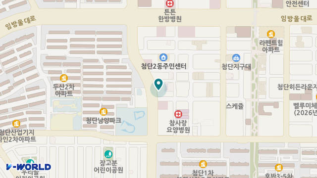 첨단재가노인복지센터 위치 지도