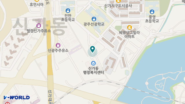 사랑나눔실버타운 위치 지도