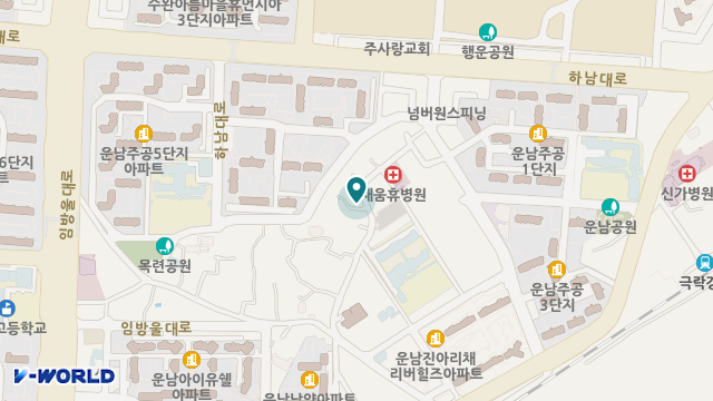 광주효광노인복지센터 위치 지도