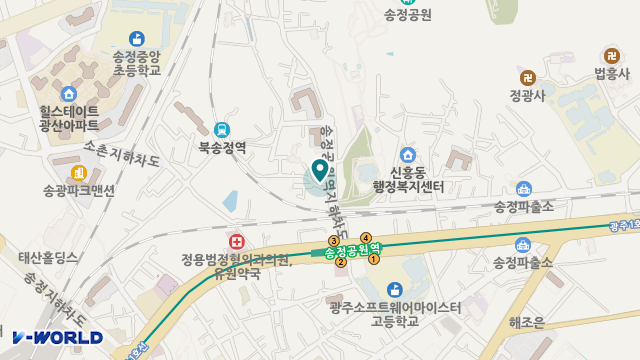 햇살재가복지센터 위치 지도