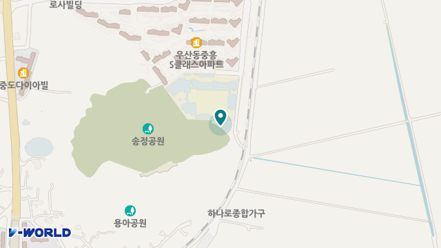 감나무협동조합재가복지센터우산점 위치 지도