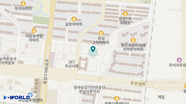 한울재가방문센터 위치 지도