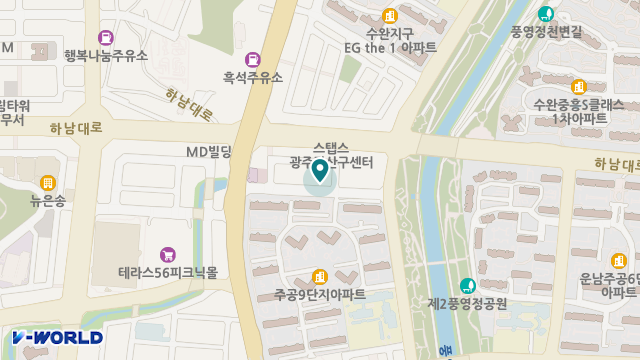 호산나재가복지센터 위치 지도