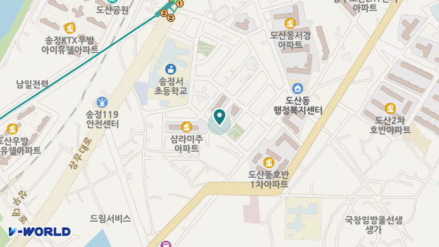 심청이네시니어복지센터 위치 지도