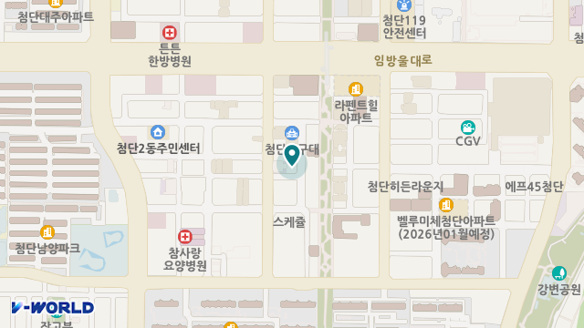 광산구노인주간보호센터 위치 지도