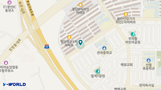 첨단빛솔재가노인복지센터 위치 지도