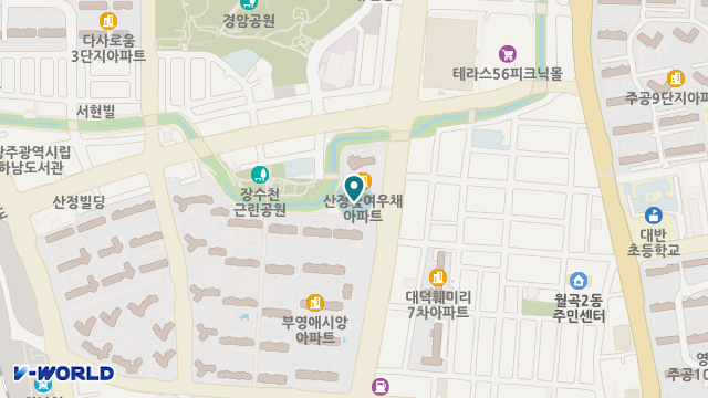 광주돌봄노인복지센터 위치 지도