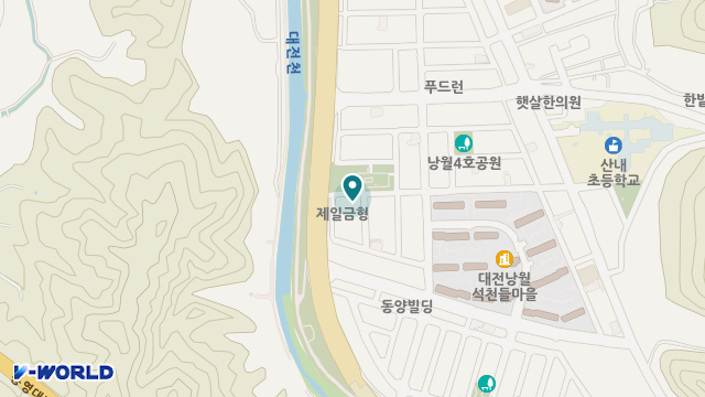 산내노인종합센터 위치 지도