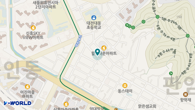 느티나무복지센터 위치 지도