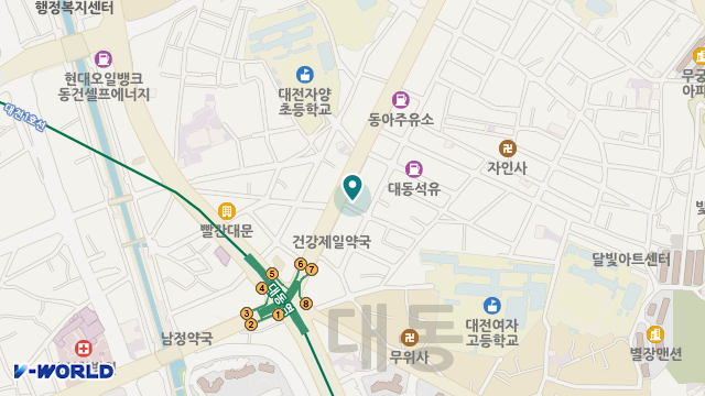 일어나주야간보호센터 위치 지도