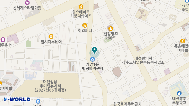 지원재가복지센터 위치 지도