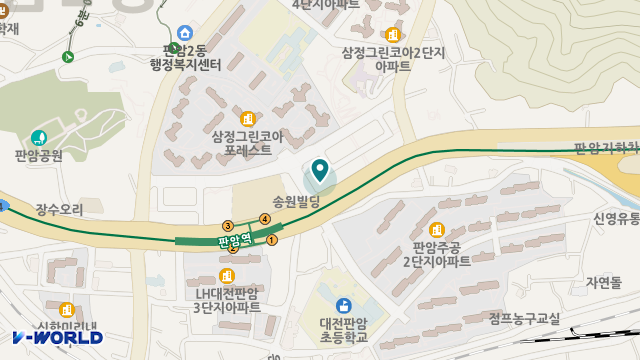한국보건복지실버케어 위치 지도