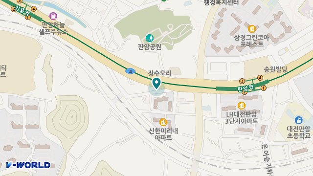 e-행복재가복지센터 위치 지도