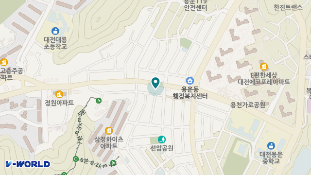 용운재가방문요양센터 위치 지도