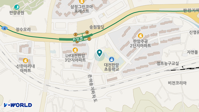 그린재가노인복지센터 위치 지도