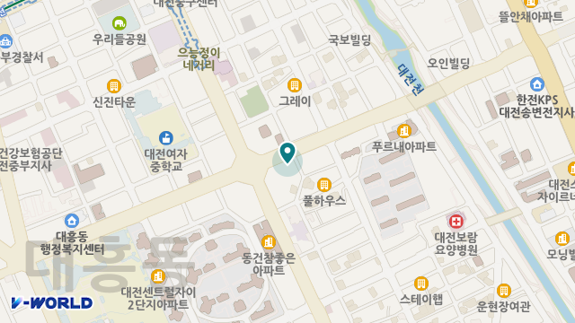 남대전노인복지센터 위치 지도