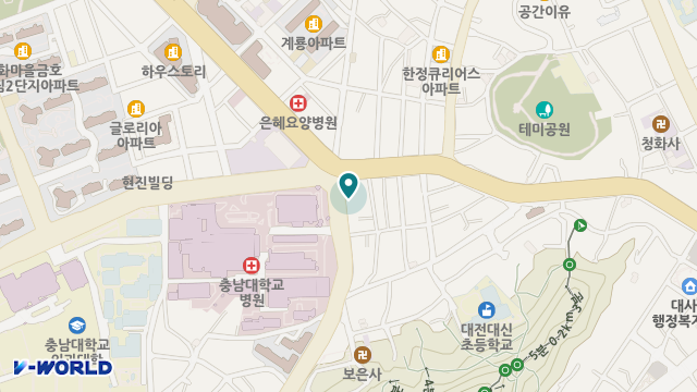 효행실버스쿨 위치 지도