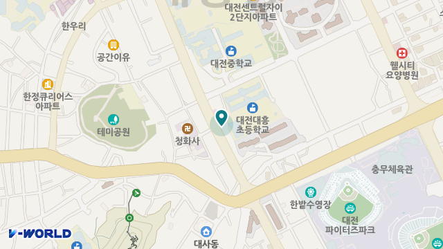 향기재가복지센터 위치 지도