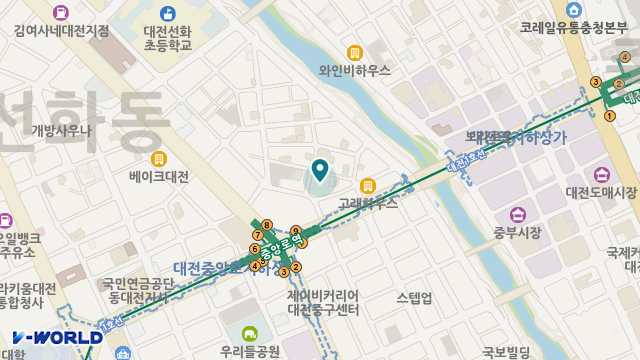 대전복지용구센터 위치 지도
