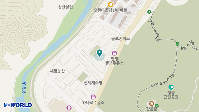 노인 대학주야간보호센터 위치 지도