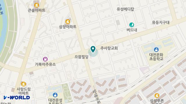 유천재가노인복지센터 위치 지도