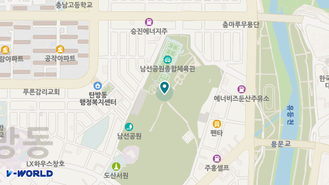 서구노인복지관 재가노인지원센터 위치 지도