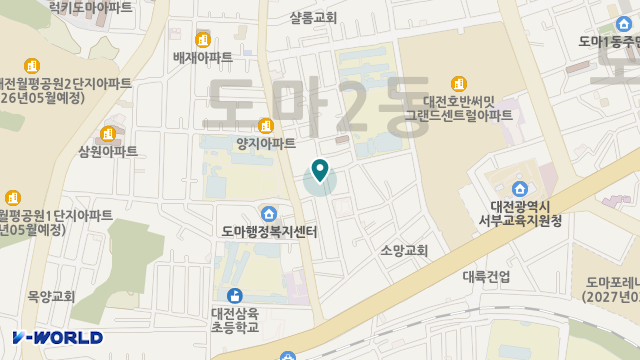 대전은혜노인복지센터 위치 지도