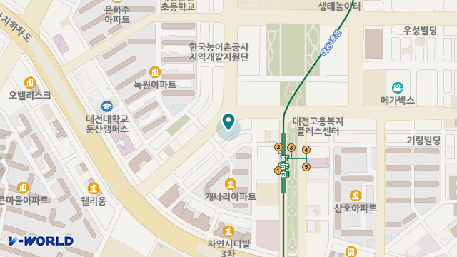 한가족너싱홈 위치 지도