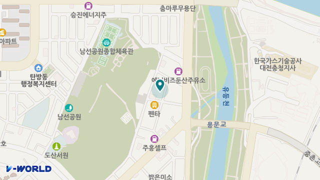 가원주야간보호센터 위치 지도