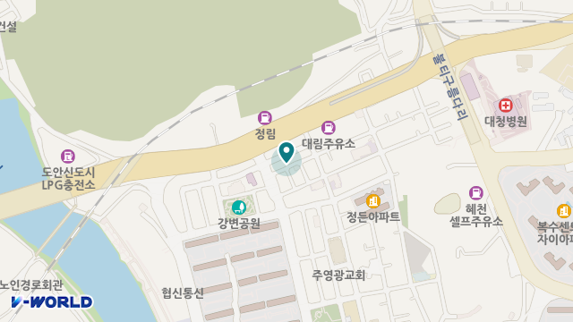효성실버주간보호센터 위치 지도