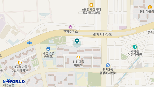 대전간호요양센터 위치 지도