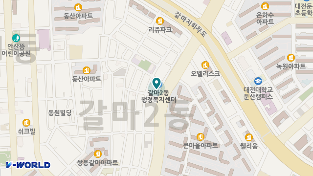 대전재가방문요양센터 위치 지도