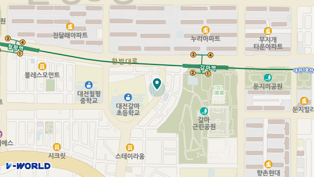 다우리 행복재가복지센터 위치 지도