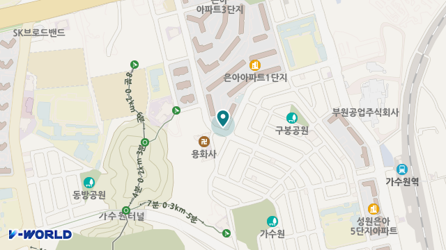 동백노인재가센터 위치 지도