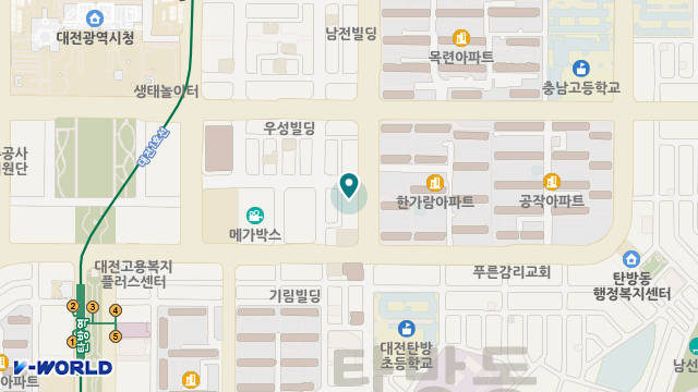 (주)케어링 방문요양센터 대전점 위치 지도